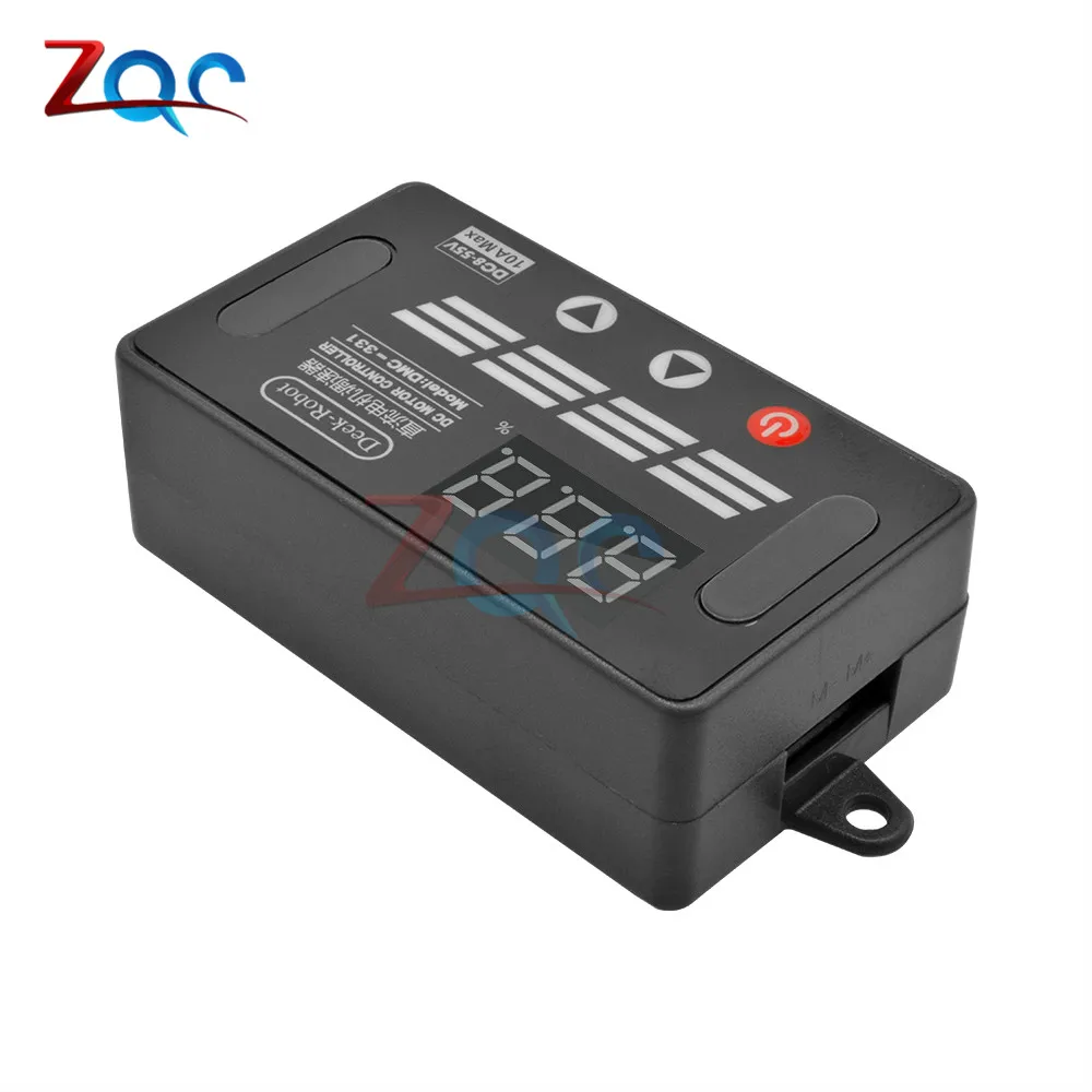 DC8V 55V 10A DC PWM контроллер скорости двигателя светодиодный цифровой переключатель