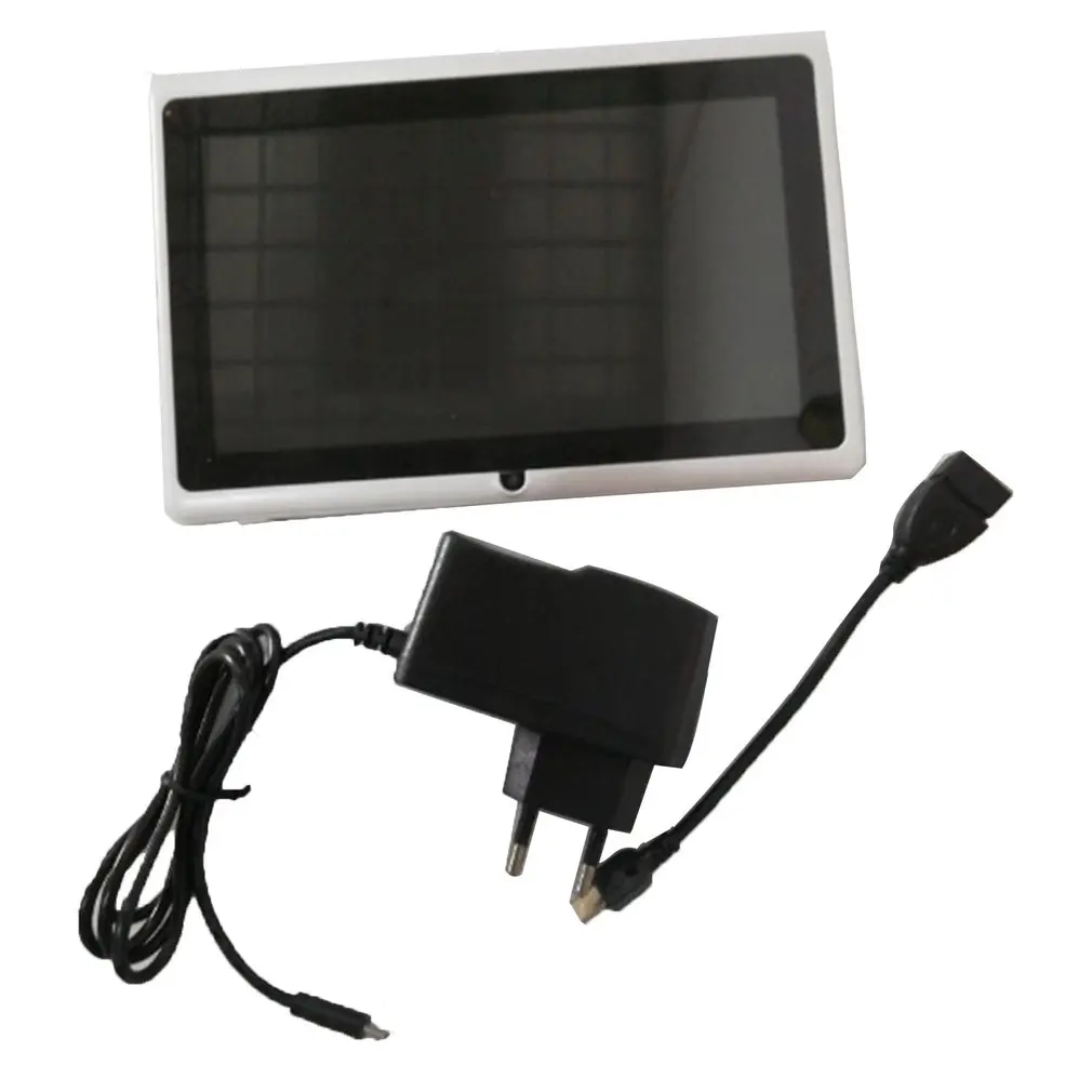 7-дюймовый Android 4 планшетный ПК Q88 Allwinner A33 четырехъядерный WiFi 1024*600G-sensor портативный