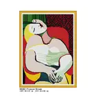 Picasso-мечта Печатных Набор для вышивания крестиком 14ct 11ct холст ткань для сборки своими руками DIY, персонаж узор швейный набор украшения дома