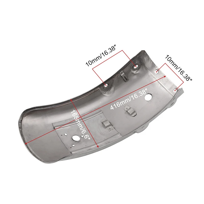 Брызговики из нержавеющей стали для мотоциклов Suzuki GN125/GN250 |