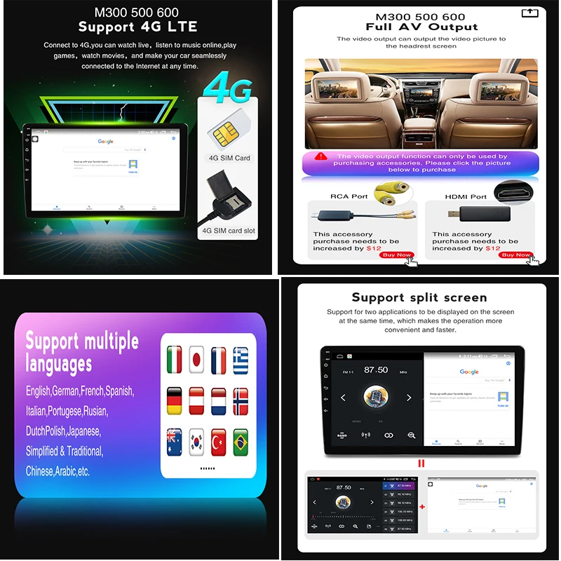 Автомобильный мультимедийный плеер 2Din Android 10 6 + 128G 2.5D IPS DSP для Kia Cee 'd CEED JD 2012 2018