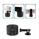 60 минут автоматическая замедленная съемка 360 для GoPro вращающийся таймер для замедленной съемки головка штатива фотография задержка Автоматическая наклонная головка