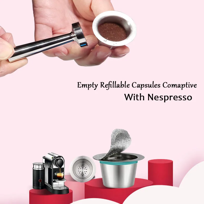 Многоразовые кофейные капсулы Nespresso из нержавеющей стали 24 шт.|Фильтры для кофе| |