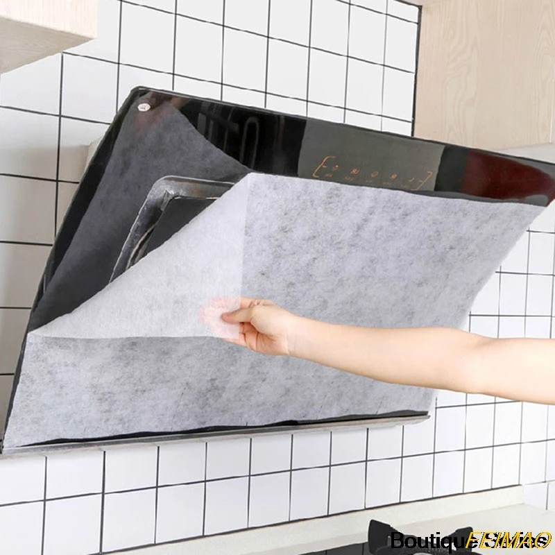 

10M Kitchen Oil Sticker Range Hood Oil Filter Paper Oil-Proof Sticker Paper