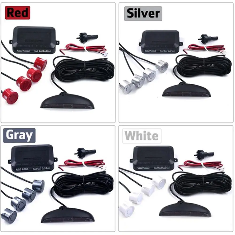 Universal Auto Reverse Radar Car Adjustable Parking Sensors LCD LED Display System | Автомобили и мотоциклы