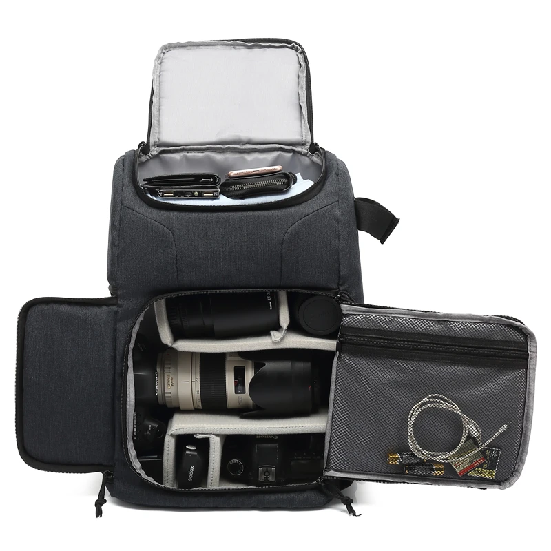waterproof outdoor shoulder camera bag multi function supter light large capacity professional slr backpack for canon nikon sony free global shipping