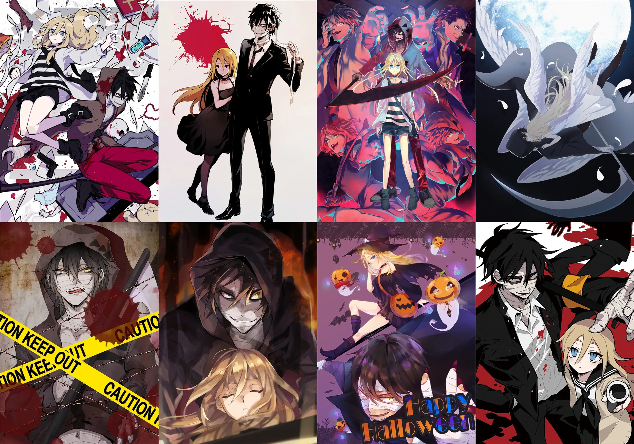 

Angels Of Death Polypropylene A3 8 pieces Posters wall poster