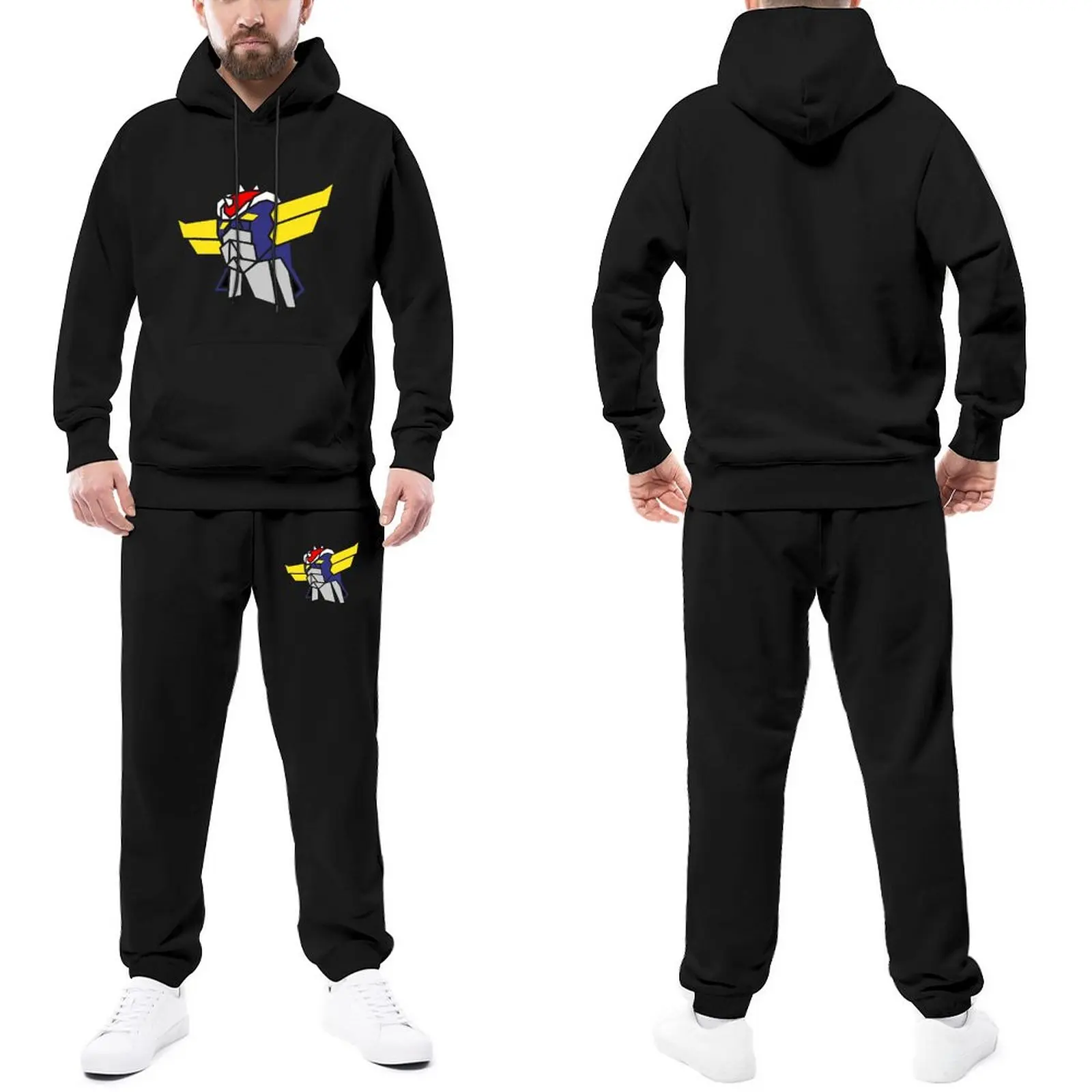 

Goldorak Tracksuit Set Goldorak Colors Running Sweatsuits Male Sweatpants And Hoodie Set Casual