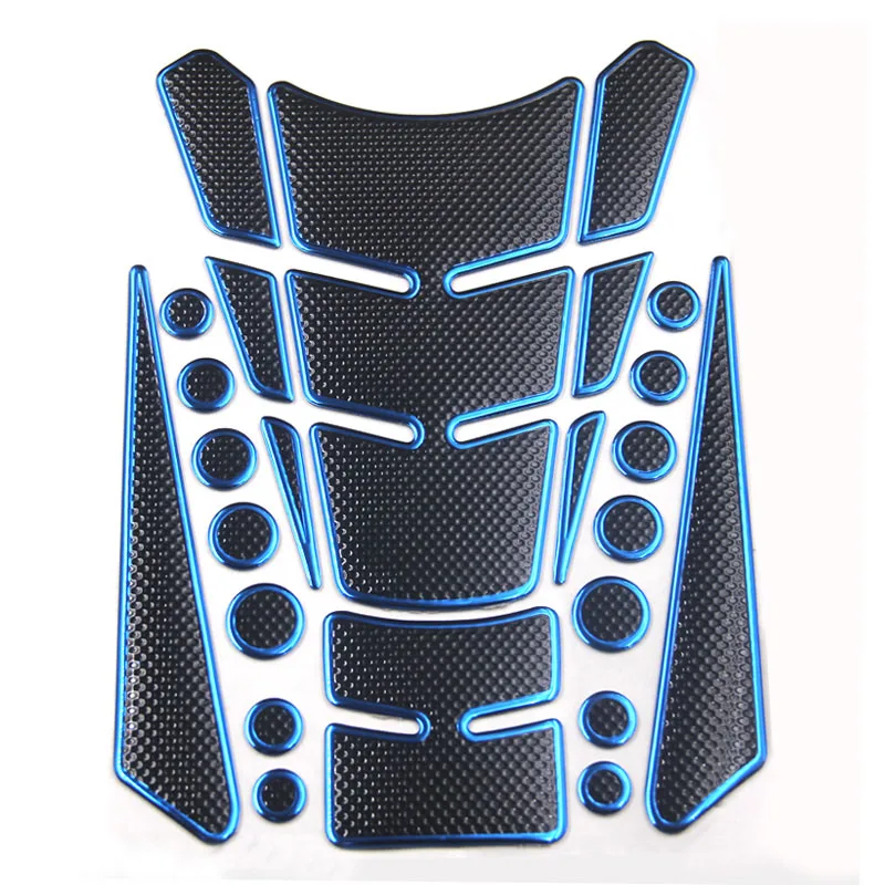 

3D DIY Sticker Motorcycle Gel Oil Gas Fuel Tank Pad Protector Sponge soft rubber Decal