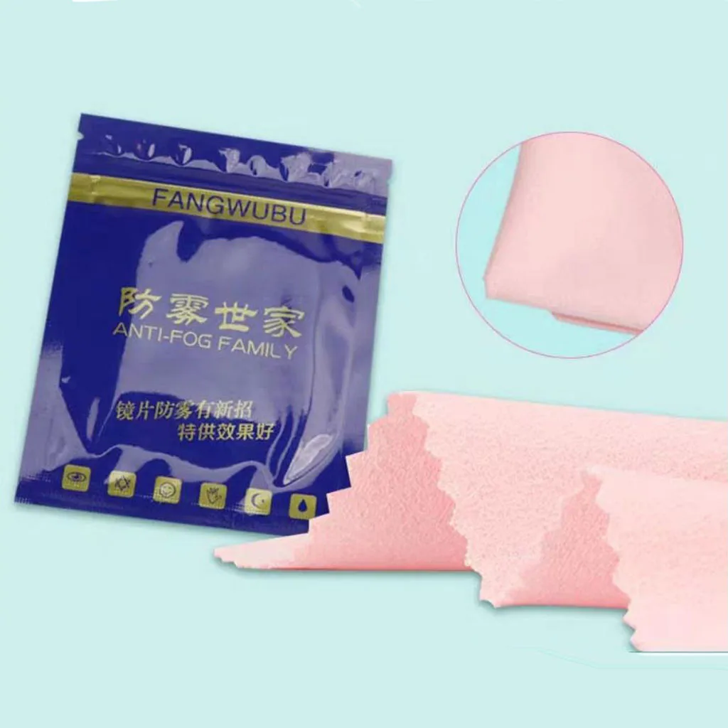 Очиститель очков 14*15 см микрофибра передовая нано сетка Красная Анти туман