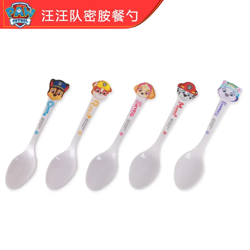 Лапа патруль ребенок студент милый мультфильм молоко ложка меламин ударопрочный