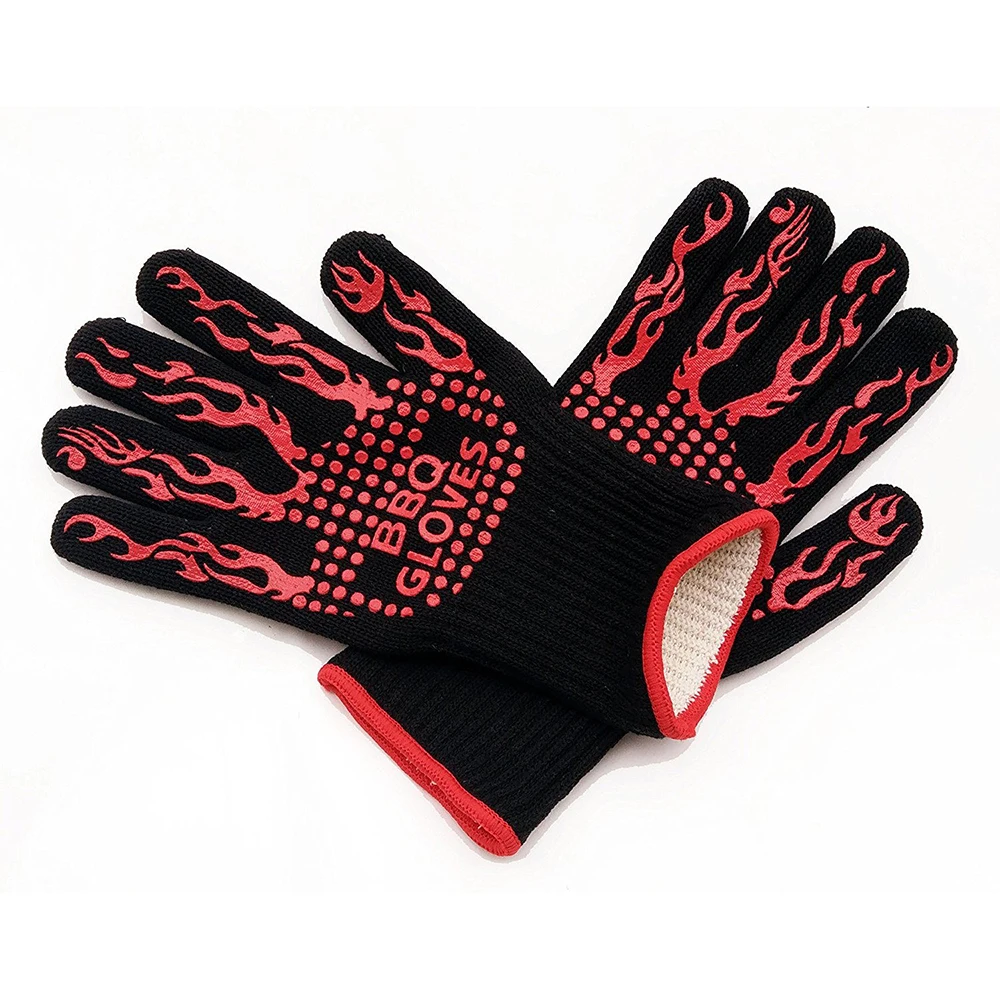 1 шт. термостойкие защитные перчатки силиконовые для приготовления пищи