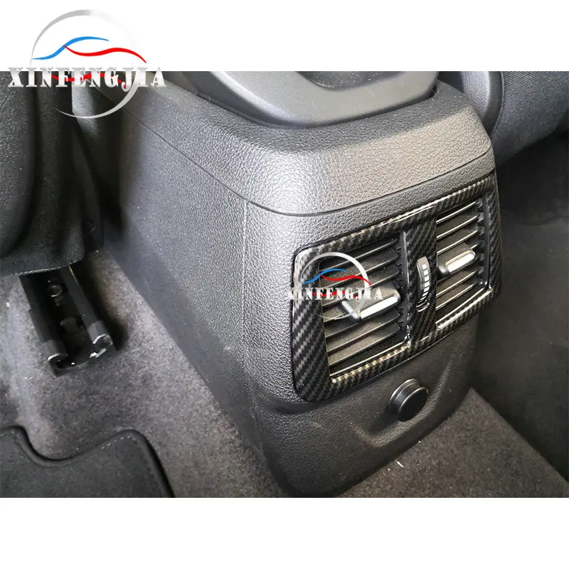 

For BMW 2 Series Wagon F45 F46 16-19 Carbon Fiber Color Rear Air Vent Outlet Frame Cover Trim