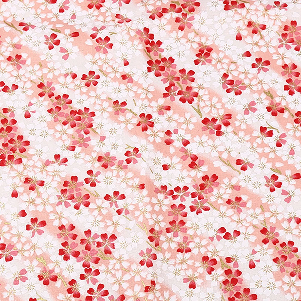 

Japanese Style Printed Fabric 50x150cm DIY Patchwork Cloth Quilt Fabrics for Clothes Sewing Needlework Material