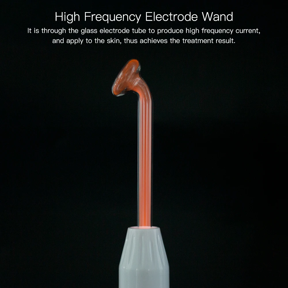 Высокочастотная машина для лица электрод стеклянная трубка палочка