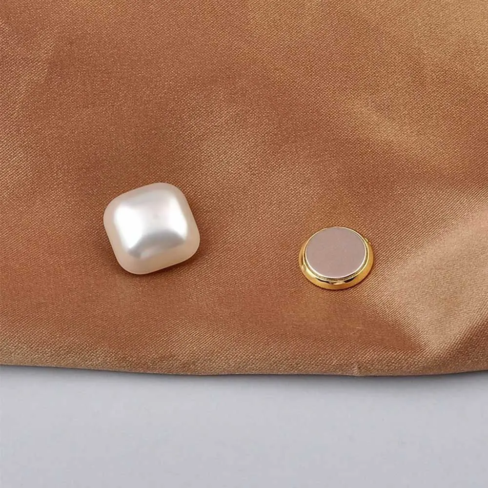 Жемчужный магнит без следов безопасный брошь на хиджаб прочный металлический
