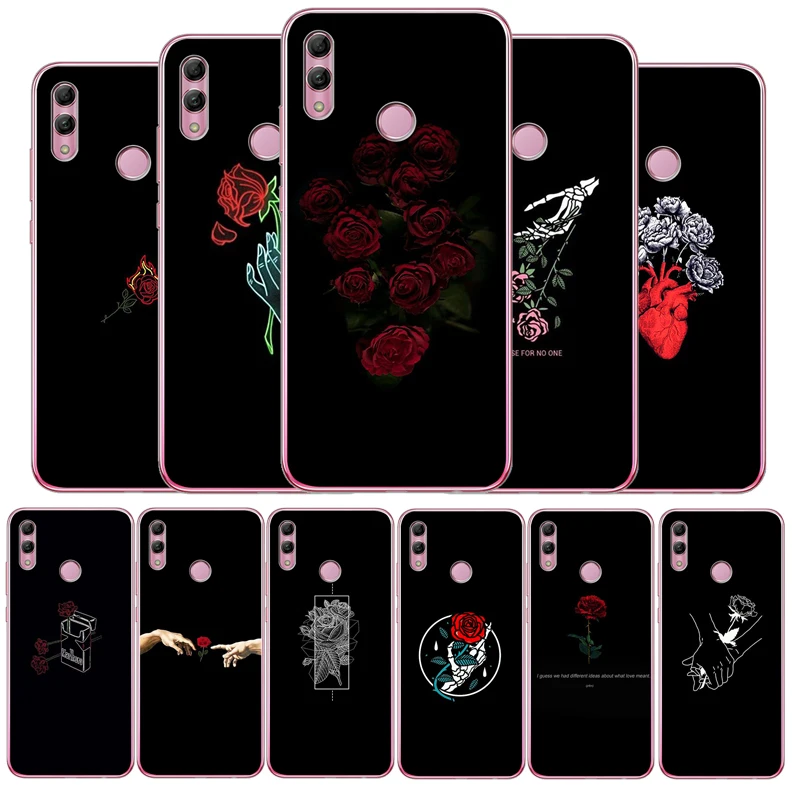 Красивые Цветные Милые Мягкие силиконовые чехлы в виде розы чехол для телефона