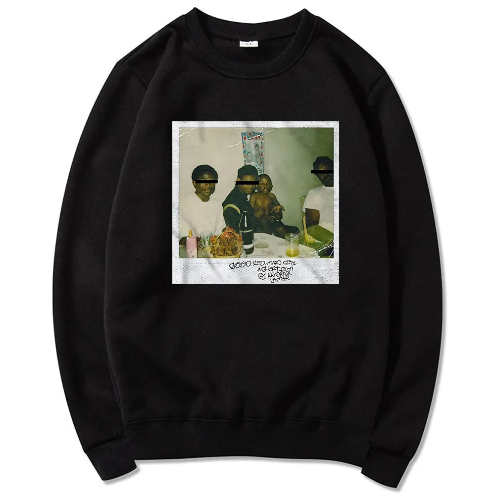 Ламар Хороший малыш Мужская/Женская мода Harajuku с О-образным вырезом рэп мужская