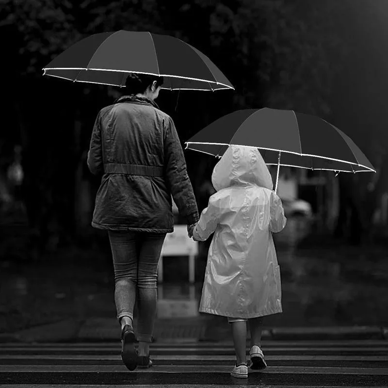 

Upward Umbrellas Parasol Automatic Reverse Umbrellas with reflective stripe Folding umbrella