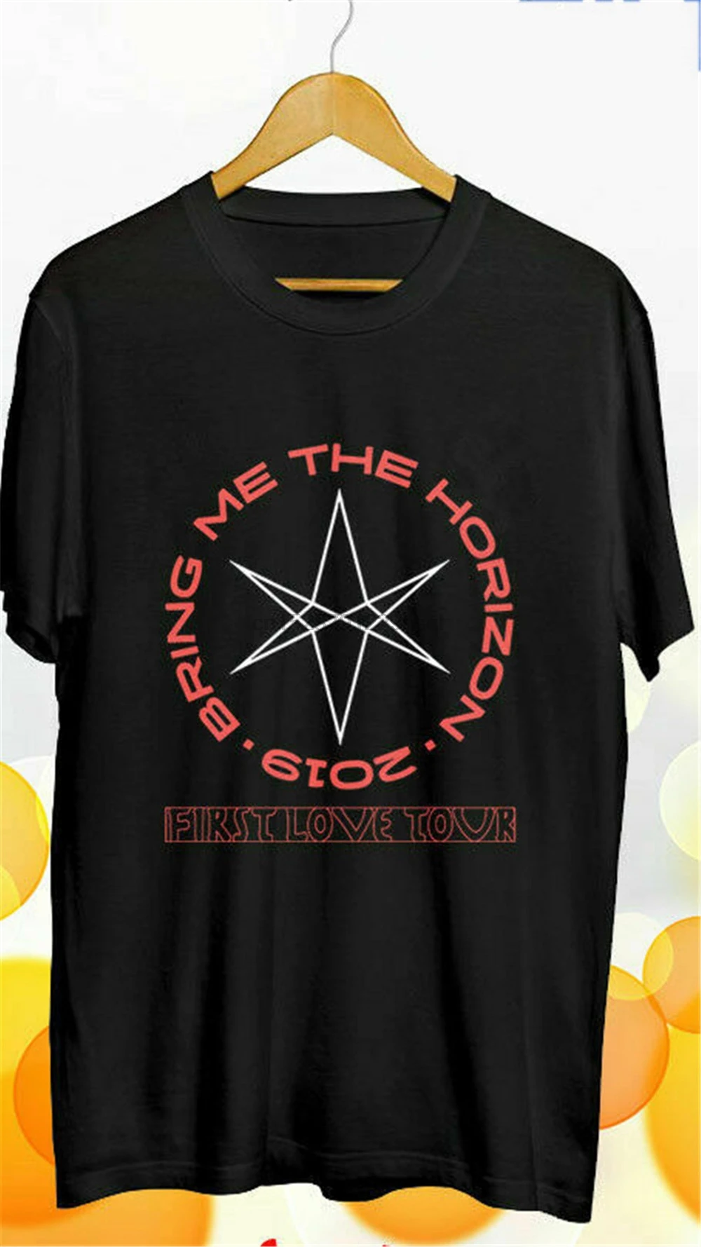 Редкие товары Bring Me The Horizon First Love Tour 2019 футболка S-3Xl из дышащей ткани | Мужская