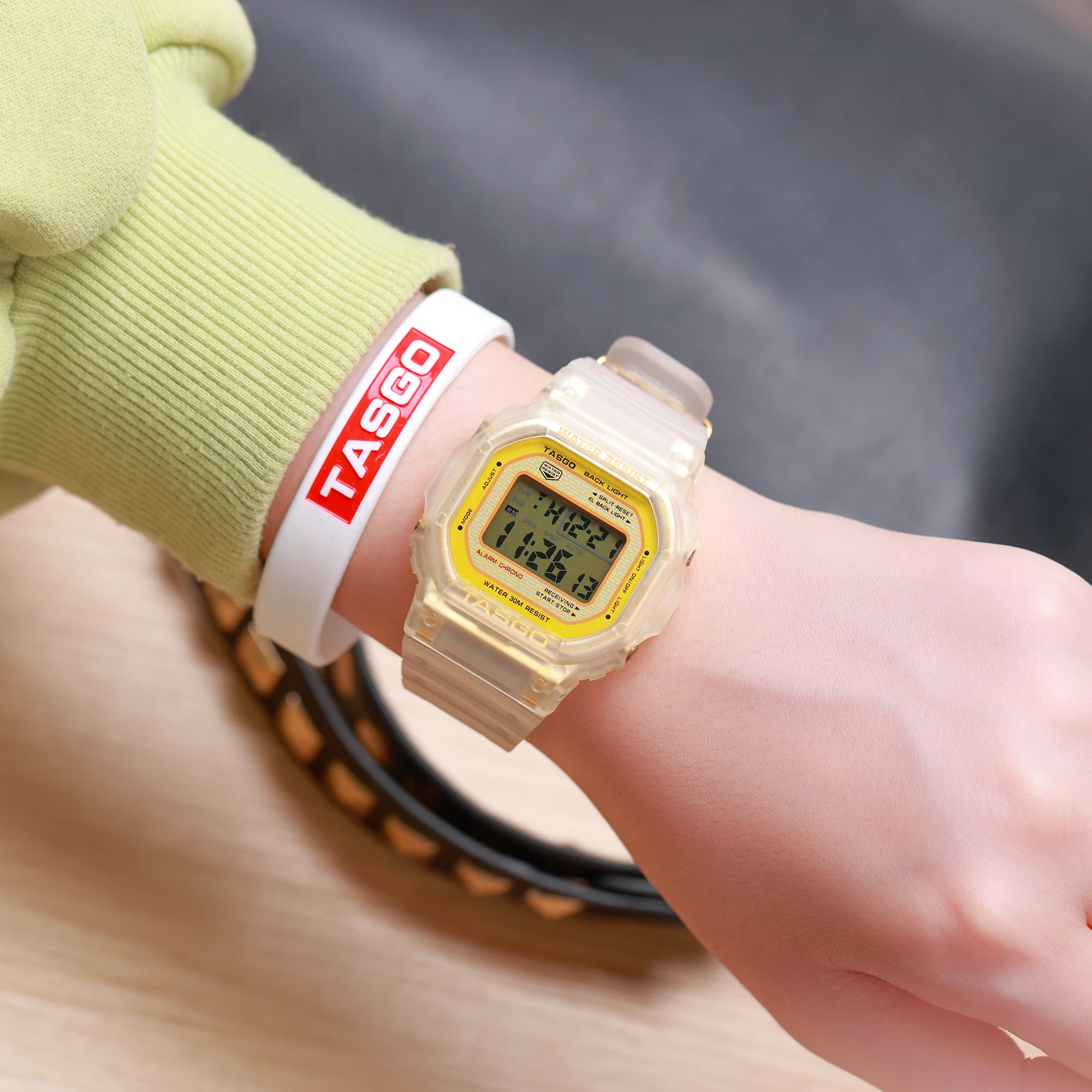 

TASGO Sport Women Watches Multifunction Waterproof LED Display Digital Watch Outdoor Ladies Bracelet Wristwatch Relogio Feminino