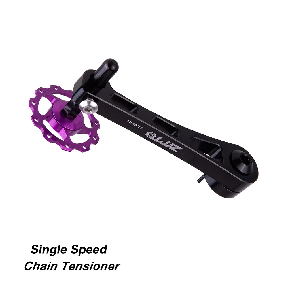MTB односкоростная цепь натяжитель Регулируемый Овальный велосипедный натяжной