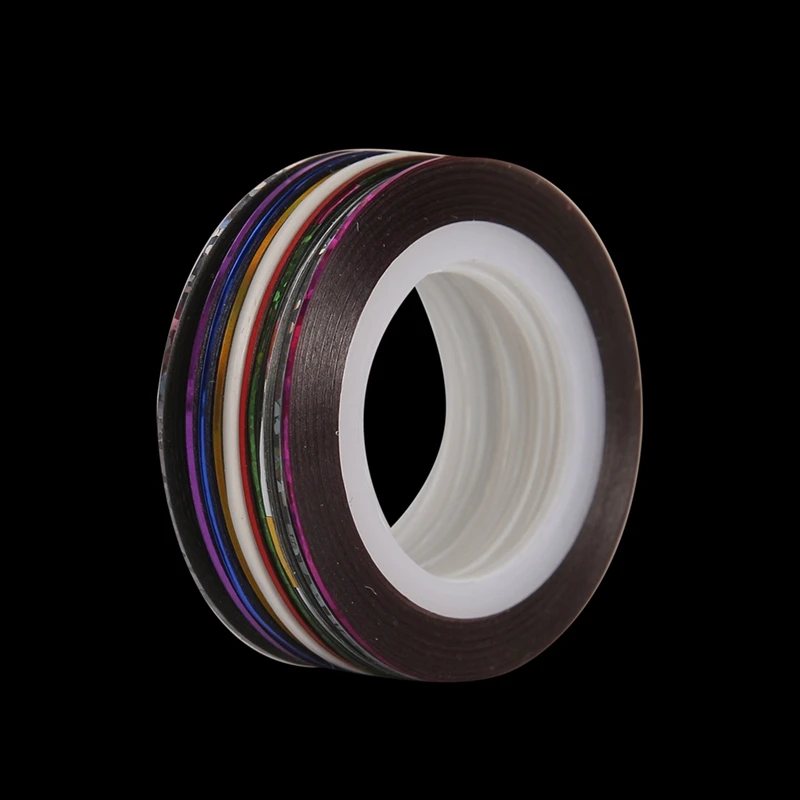 

Nail Brushes Set Striping Tape Stickers Rhinestones Decoration Box Dotting Manicure Set for Nail Foils Design Tool Kit