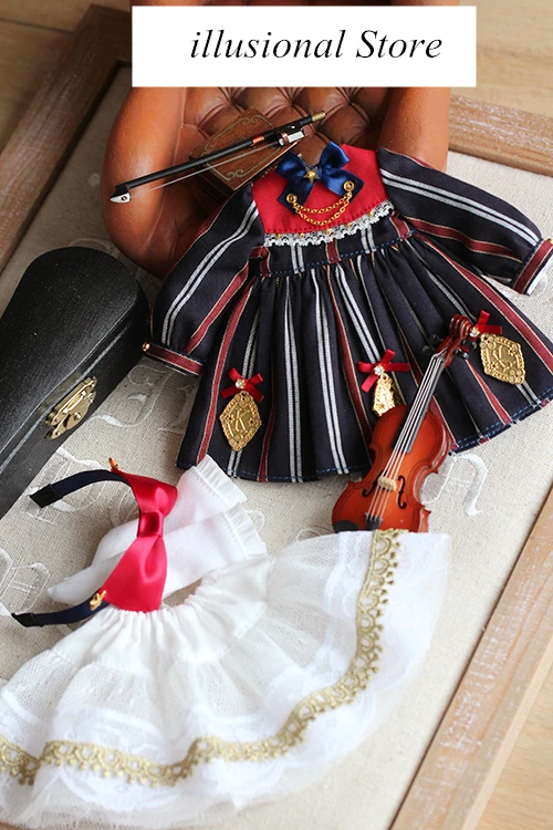 1/6 bjd кукла платье костюм черного цвета в стиле «лолита» платье+ hairhoop+ Носки для 1/6 шарнирная кукла супер доллфи аксессуары для куклы костюм платье BJD одежда