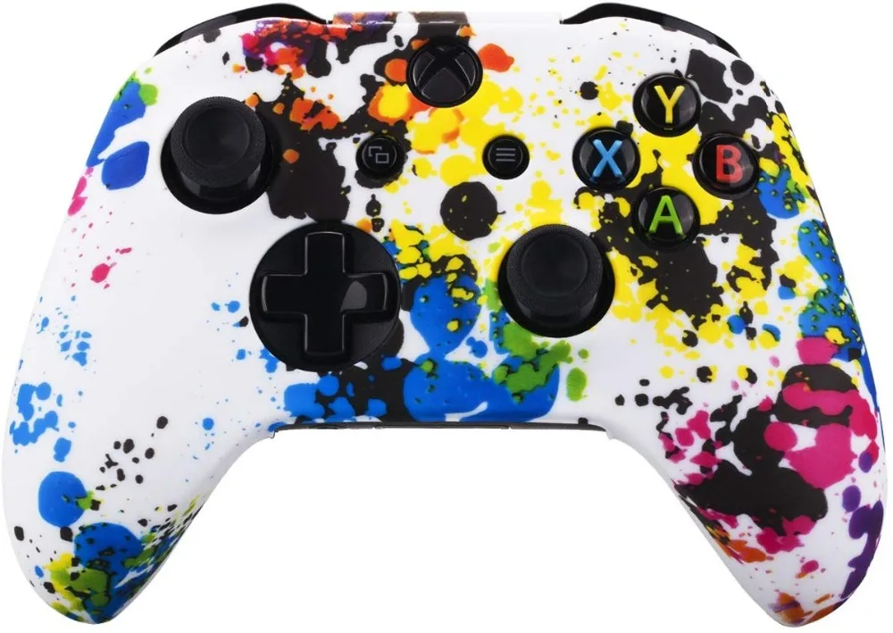 Силиконовый защитный чехол ZOMTOP для Xbox One X S, защитный чехол для контроллера, камуфляжный чехол с принтом для переноса воды