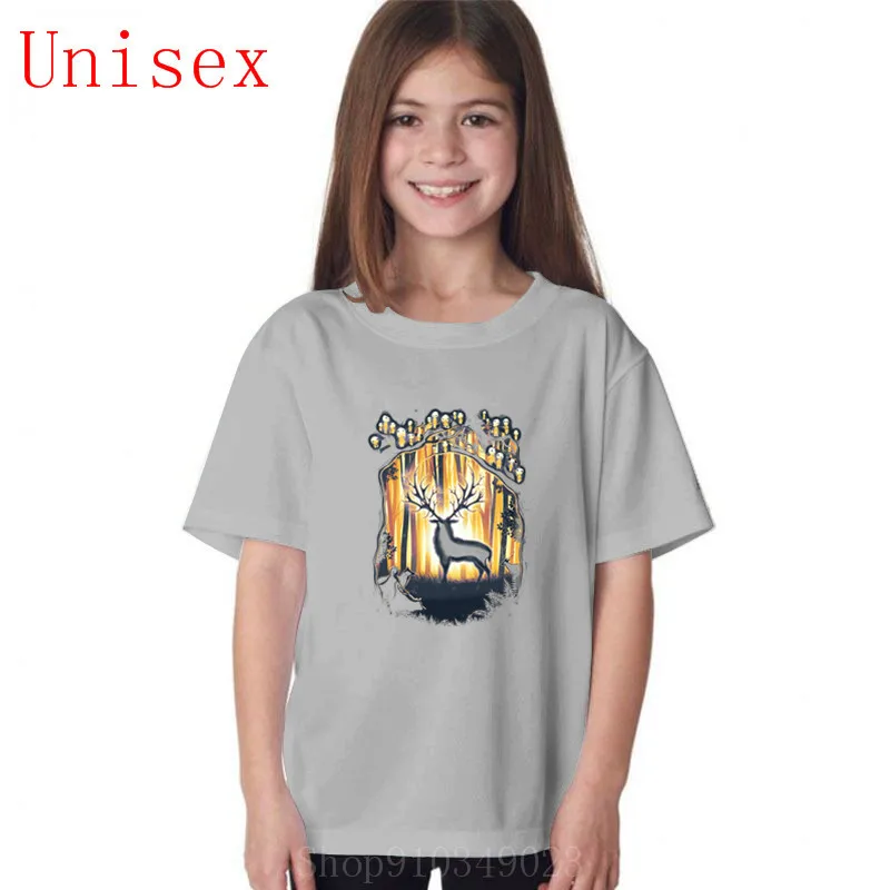 Олень Бог пожалуйста сохраните наш лес детская одежда для мальчиков топы детей