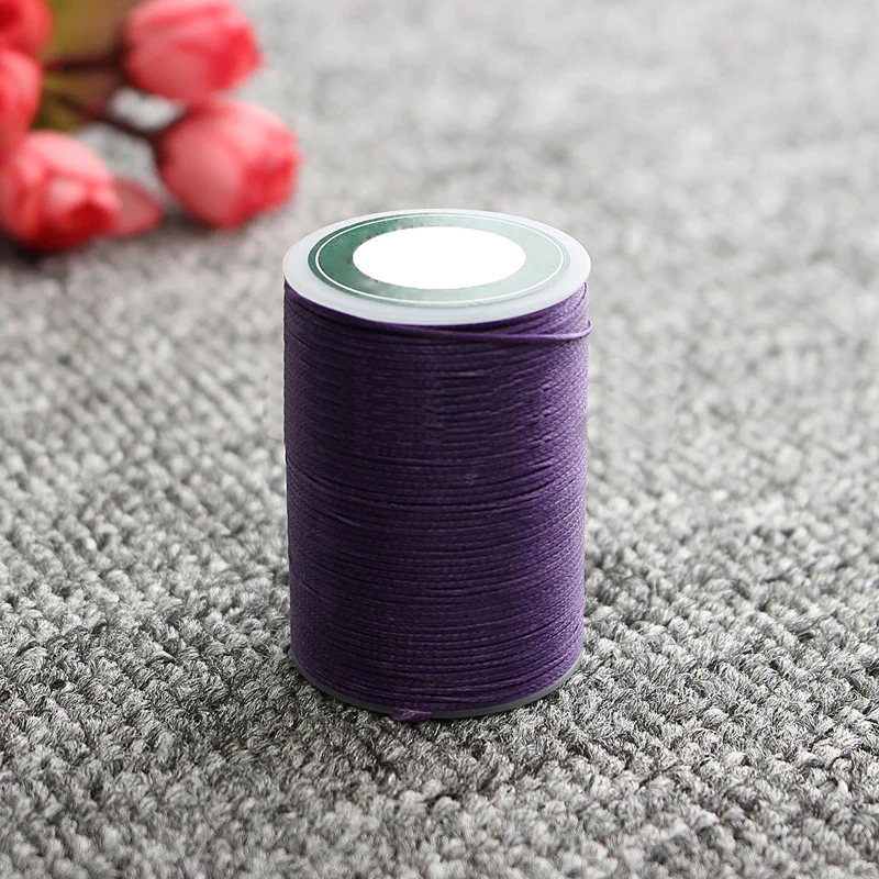 

Waxed Cord Thread String Line Strap Rope 0.8mm/78M Polyester Cord For Jewelry Bracelet Necklace Sewing Stitch Leather Craft DIY