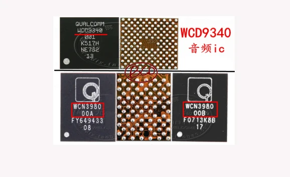 Оригинальная микросхема WCN3980 00B WCD9340 00A 48859 IBCM4334 HI1101 BCM4334XK|Экраны для мобильных