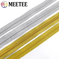 10meters gold silver 3 5 open end nylon zipper for sewing diy zip sports coat clothes zippers garment accessories ky273