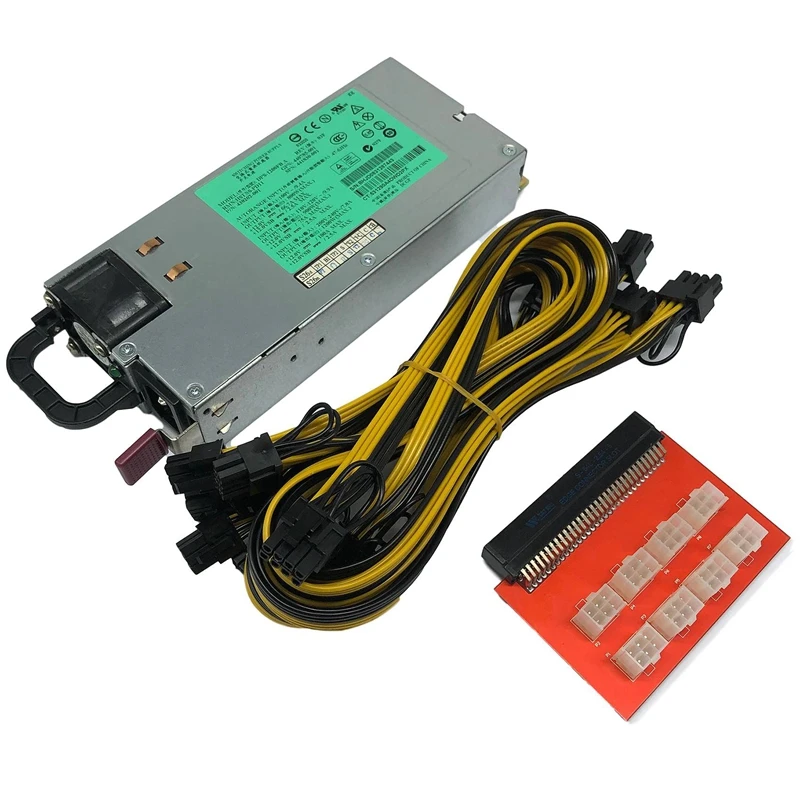 

Блок питания для майнинга 1200 Вт DPS-1200FB a 438202-002 440785-001 DL580G5 PSU Ethereum APW3 BTC Asic