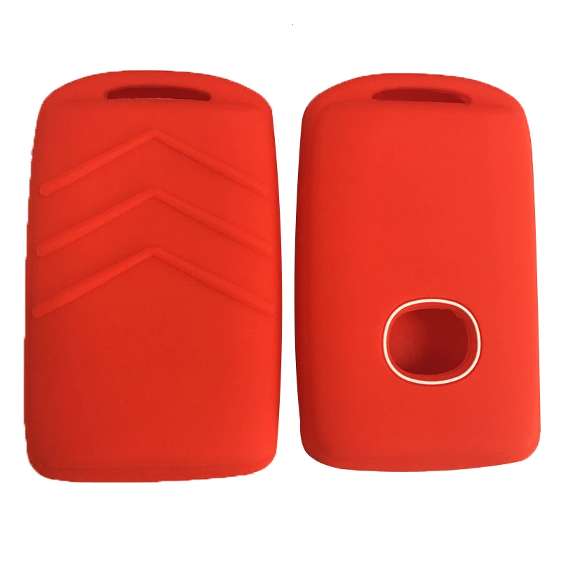 red 1pc Силиконовый чехол для ключей, чехол для Mazda 3 Alexa 3, Новое поступление, седан, хэтчбек, пульт дистанционного управления, крышка для ключей, держатель, оболочка - Название цвета: red 1pc