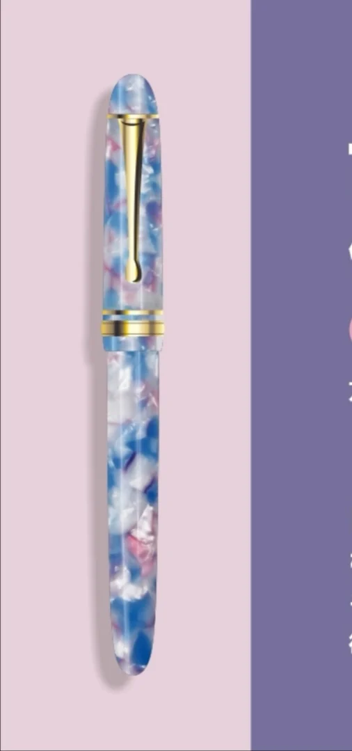 

SM Fountain Pen Resin Ink Pen F Nib Converter Filler Business Stationery Office school Writing Gift
