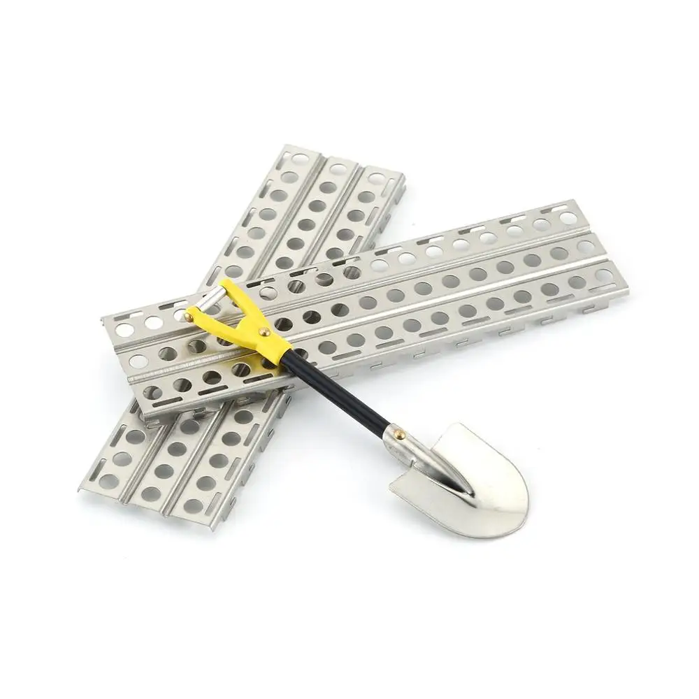 

Rc Car accesories Escape Plate and simulated Shovel set for 1/10 RC Crawler TRX4 SCX10 90046 D90 CC01 TF2 RC Car Accessories