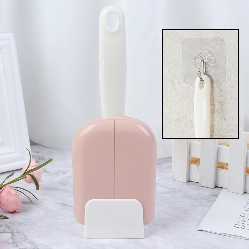 

New 1PC Automatic Storage Rice Spoon Stand-up Rice Spoon Automatic Opening and Closing Dust Cover Set Hanging Rice Dust-proof