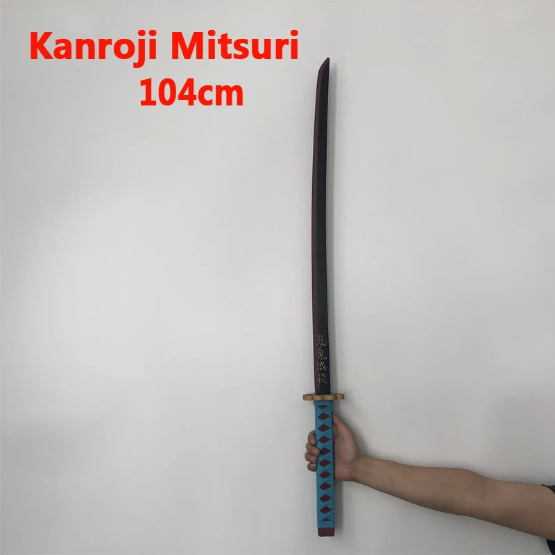 1:1 Косплей киметасу no Yaiba меч оружие убийца демонов Kanroji Mitsuri аниме нож ниндзя