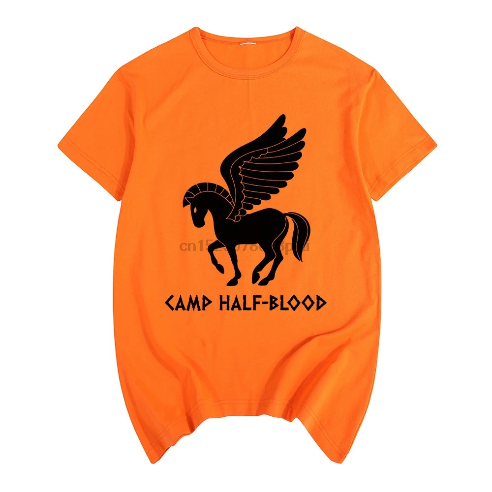 Футболки Перси Джексон Летающий лошадиный кулон длинный остров звук летняя