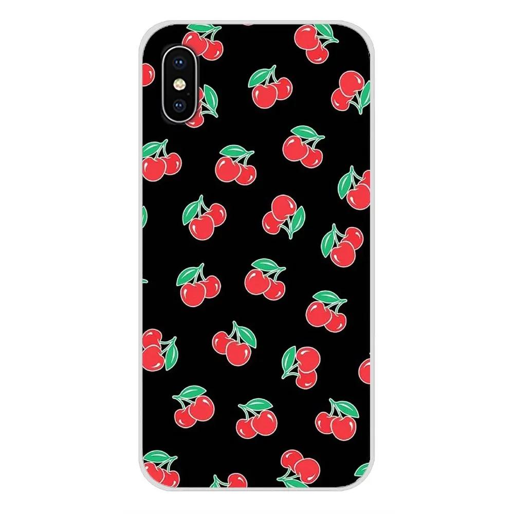 Чехлы из ТПУ кожи зеленого цвета плоды черемухи Еда Красочные для htc один U11 U12 X9 M7