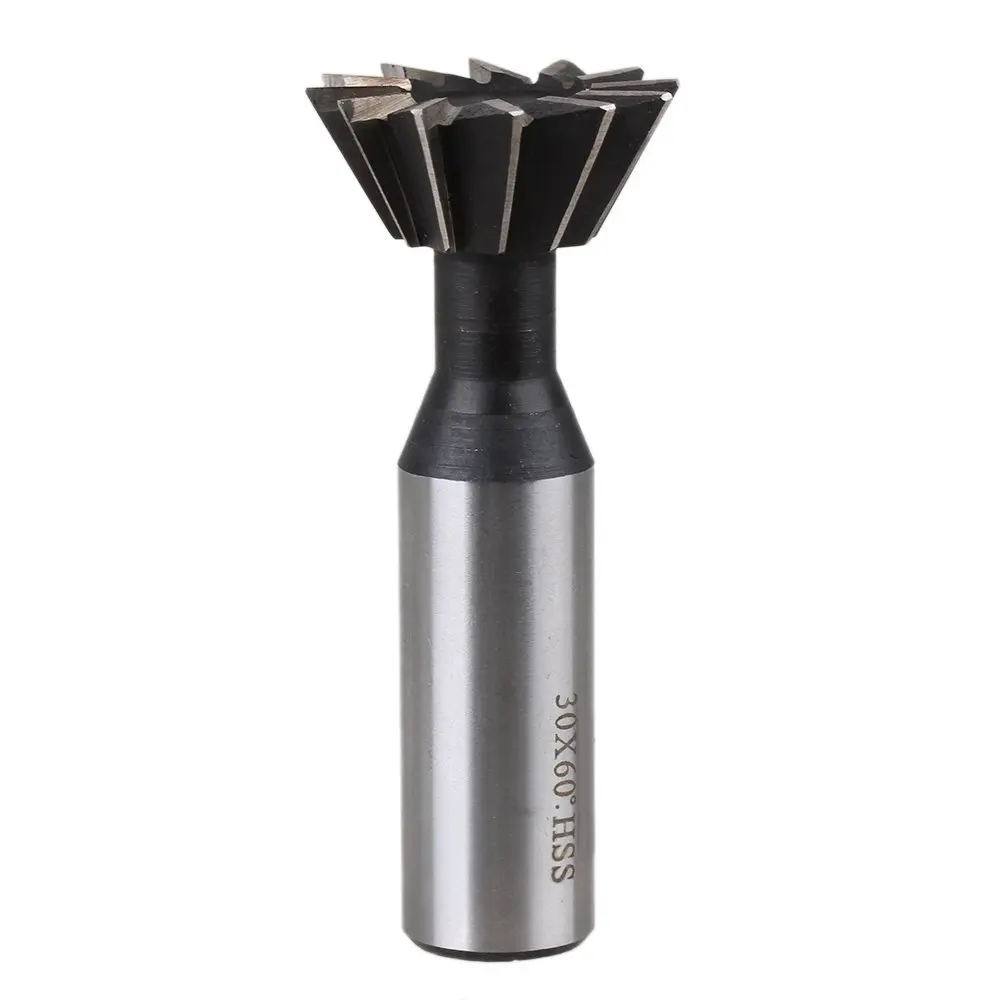 

High Speed Steel Dovetail Slot Cutter 30 mm x 60 Degree Milling Tool 12 Flutes