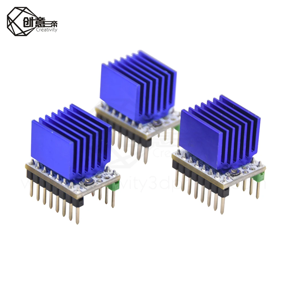 5pcs tmc2208 v2 0 stepper motor driver 3d printer parts tmc2130 tmc2209 for skr v1 3 v1 4 mks gen ramps 1 4 mini e3 free global shipping