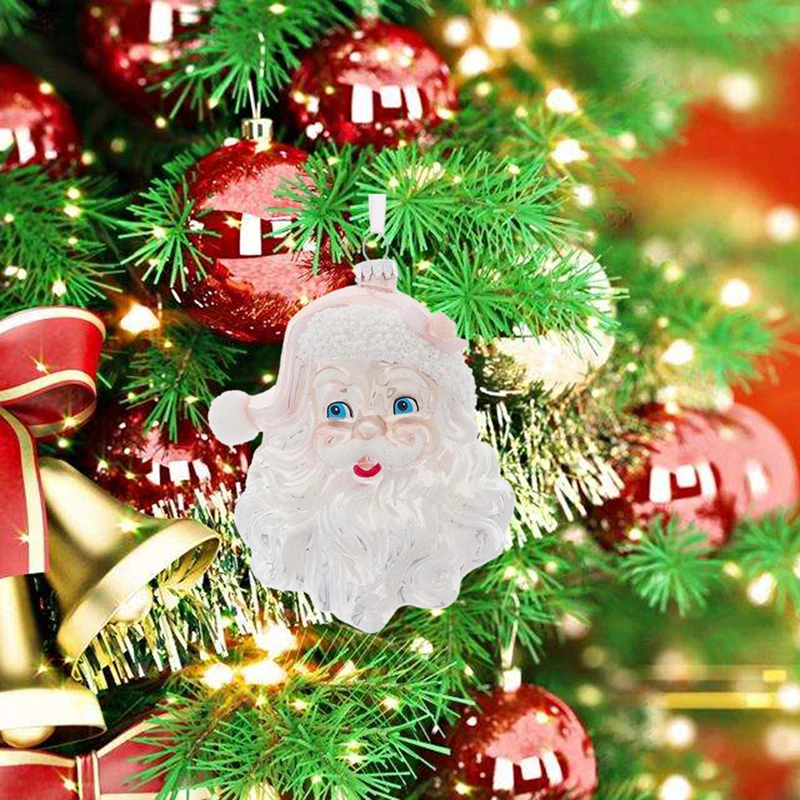 

2021 Christmas Ornament Personalized Family Diy Hanging Pendants Santa Claus With Mask Xmas Tree Decoration Ornaments