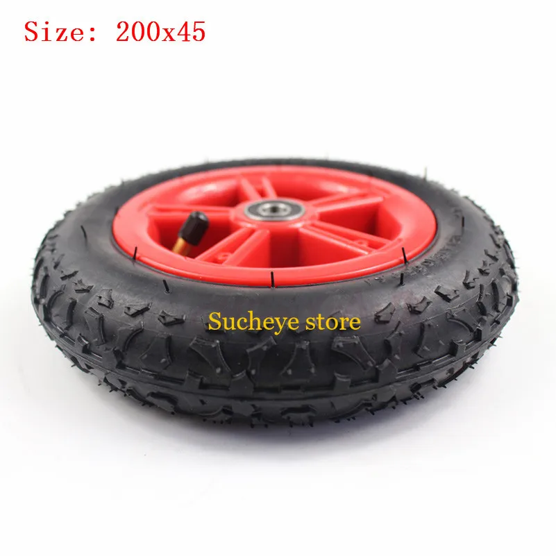 New 200X40 Folding Bicycle Tyre Rubber Scooter Car Motorcycle Accessories Baby's 8 Inch Wheel Rim with Inner Tire | Автомобили и