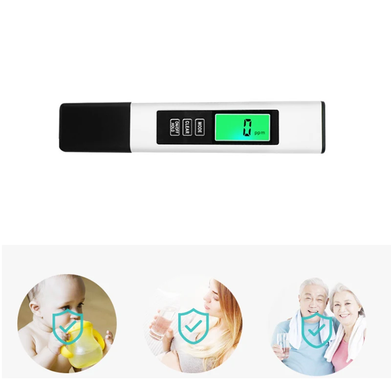 Цифровой измеритель TDS и EC PPM 3 в 1 Тестер чистоты воды виде ручки фильтр для