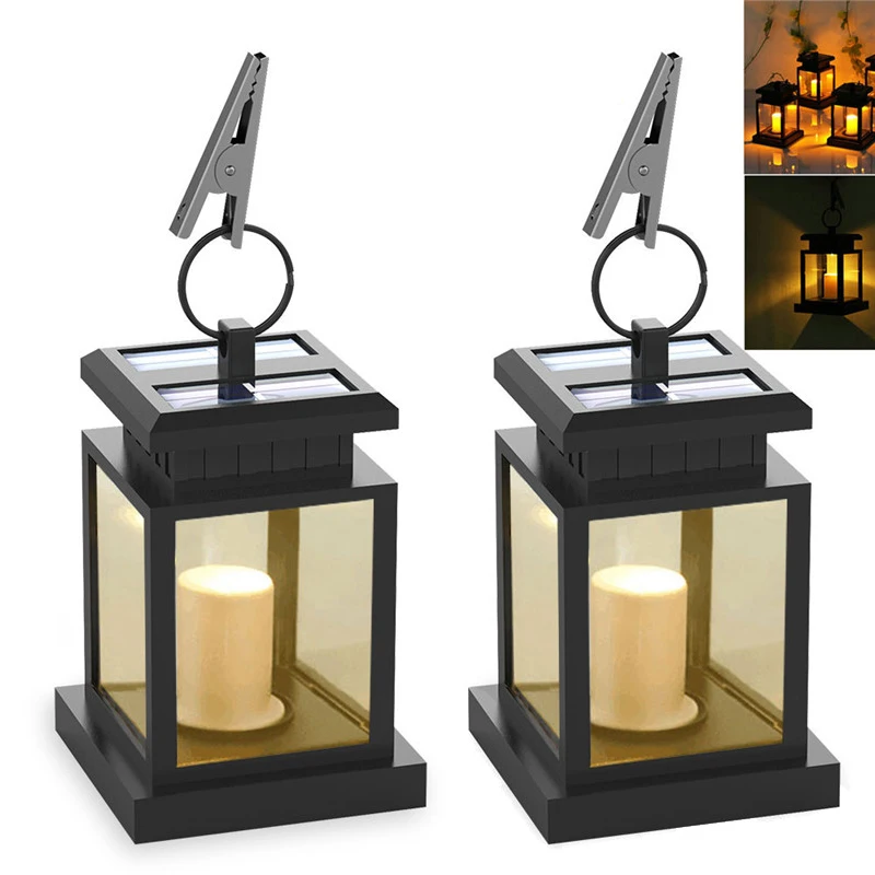 2 шт./лот традиционная Светодиодная лампа на солнечной энергии уличный фонарь для