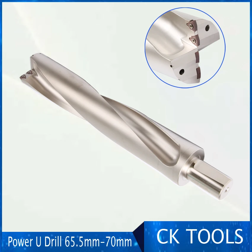 3D double 66.5mm 67 67.5 68 69 69.5 70mmWCMT06 Drill Type For Insert  power jet U Drilling Shallow Hole indexable insert drills