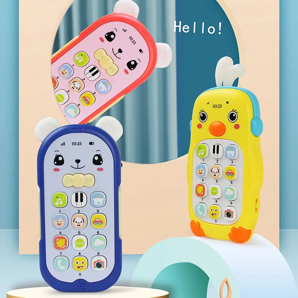 

Infant Phone Toy Mobile Telephone Early Educational Learning Machine Kids Gifts Telephone Music Sound Electronic Infant Toy