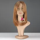 Парик для Хэллоуина, крутой ручной вязки, головной убор из термостойкой проволоки, креативный дикий косплей, каштановые волосы + шапочка для парика